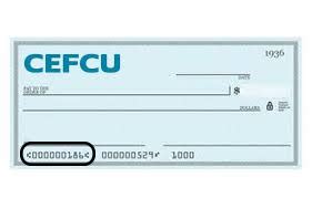 routing number for cefcu